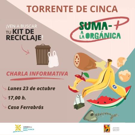Imagen Charla día 23 de octubre de 2023 (SÚMATE A LA ORGÁNICA)